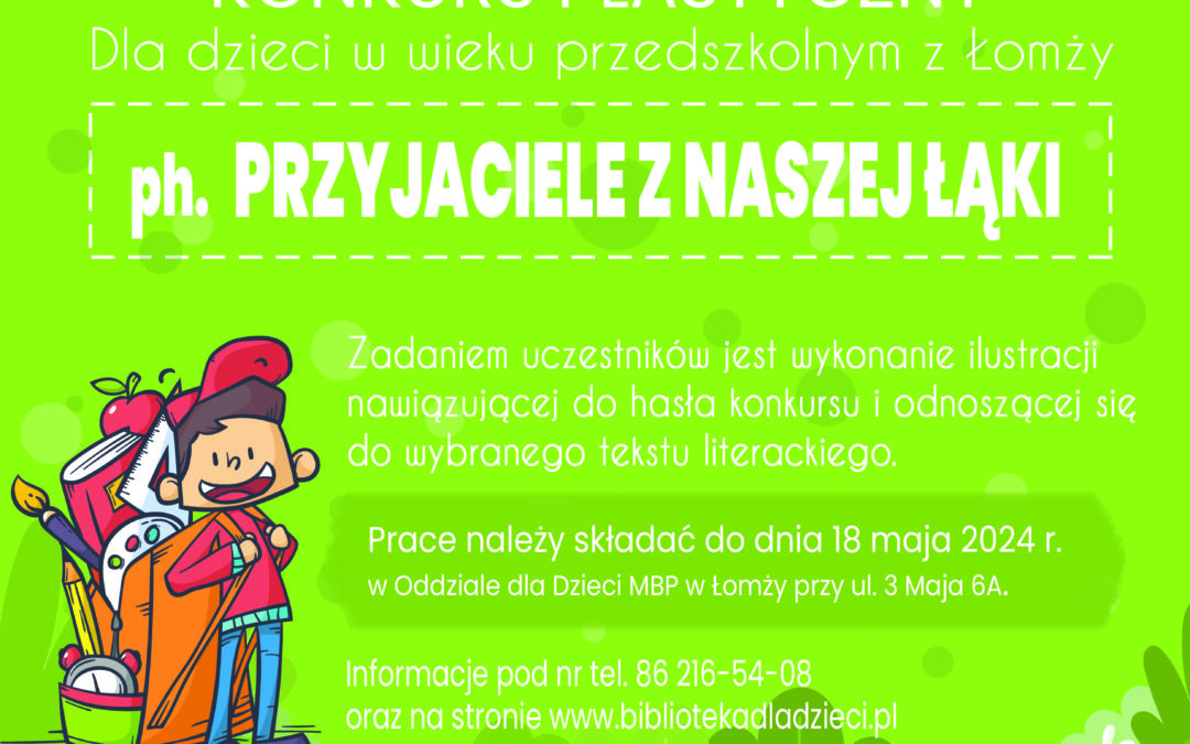 Konkurs Plastyczny ph. Przyjaciele z naszej łąki.